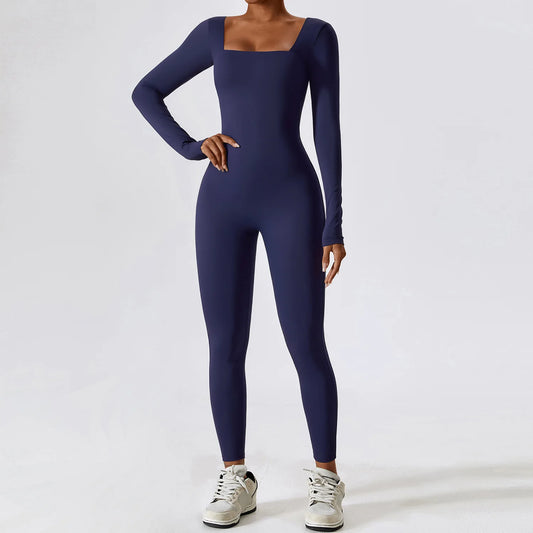 Seamless Long Sleeved Yoga BodySuit